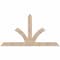 Ekena Millwork Richland Smooth Timber Gable Bracket, Douglas Fir, 84"W x 45"H x 3 1/2"D x 5 1/2"F, 13/12 Pitch GBW084X45X0406RIC00SDF - alternate 1